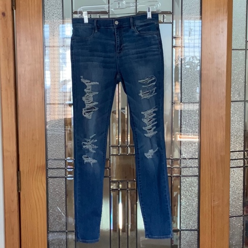 PACSUN DISTRESSED JEGGINGS - WORN ONCE